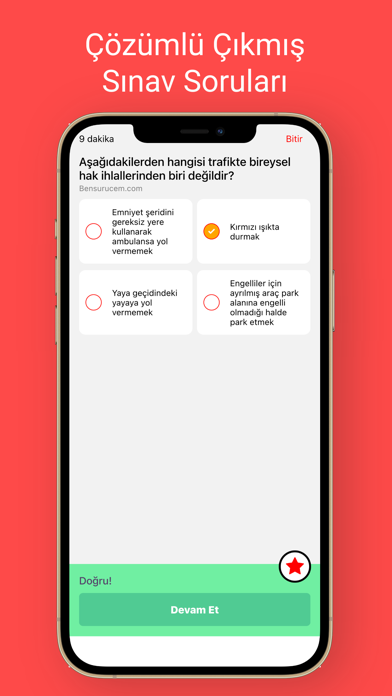 Ehliyet Sınav Soruları, 2023 Screenshot