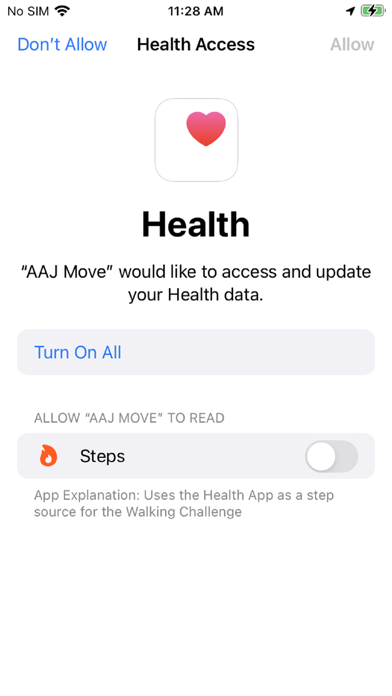 AAJ Move Challenge Screenshot
