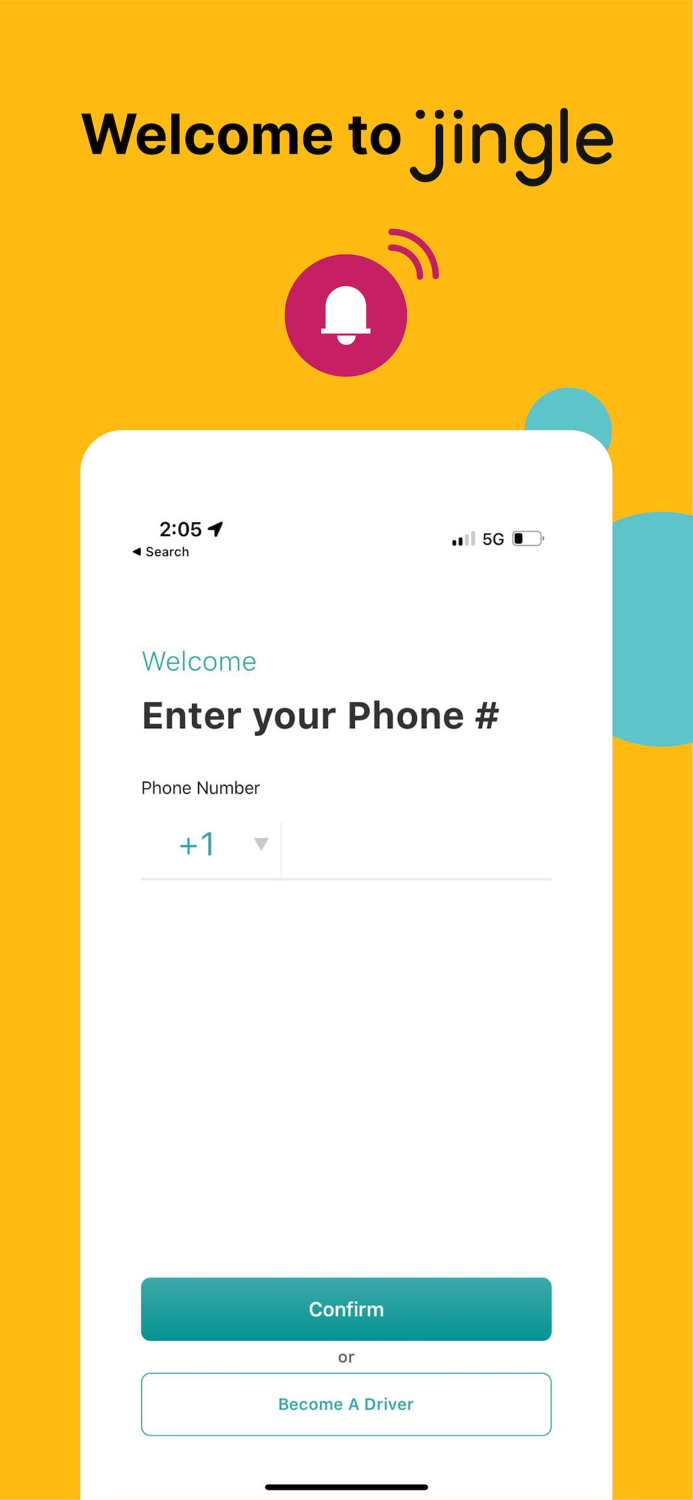 Jingle - Driver App