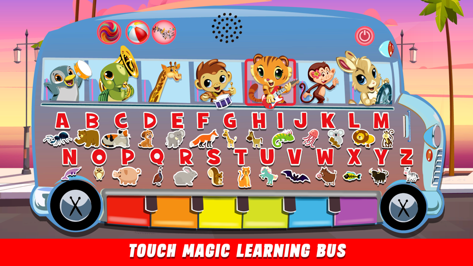 #1. Touch Magic Learning Bus A B C (iOS) 由: Eyup ONER