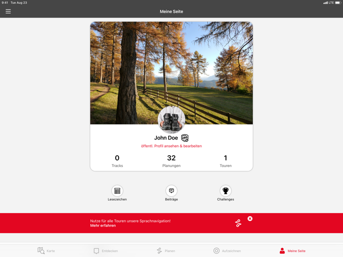 Naturfreunde Tourenportal