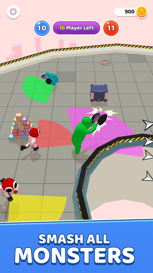 #3. Smashers io: Blue Monster (iOS) Ved: ICEBEAR., JSC