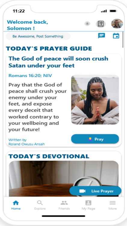 Prayer Social Old App