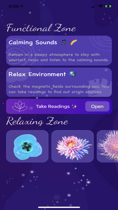 Magnetic Reader & Relax Sounds Screenshot