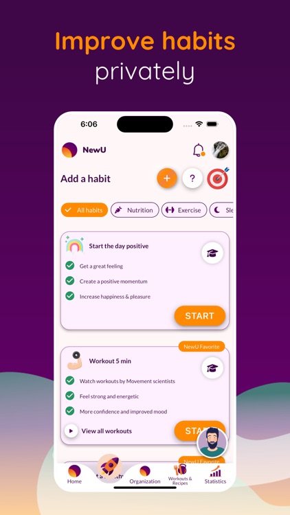 NewU - Healthy Habits screenshot-3