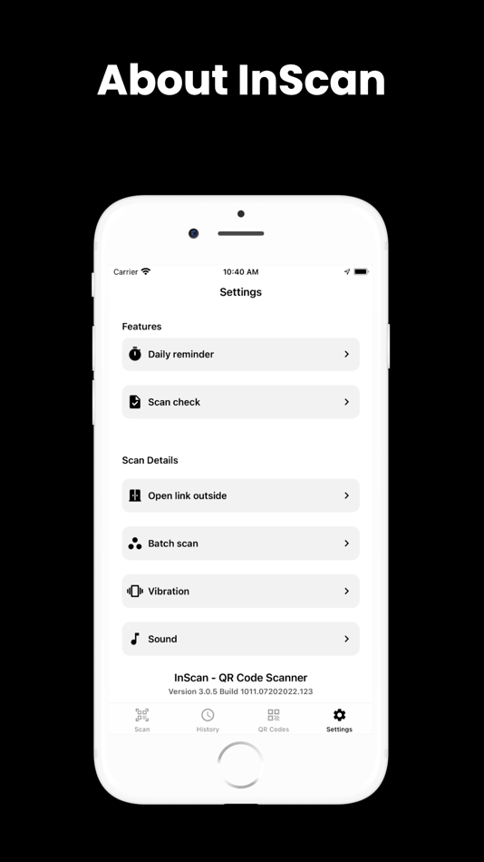 #6. QR Scanner - InScan (iOS) 由: Xuanang Chen