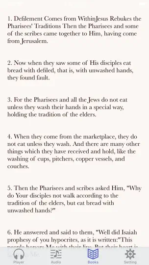 NKJV Bible (Audio & Book) iPhone Screenshot 3