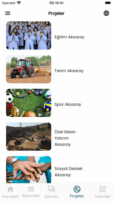 Vizyon Aksaray Valiliği Screenshot