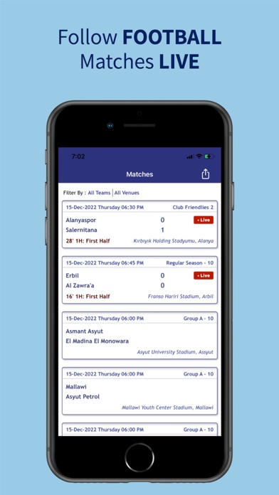Football Fever - Live Scores Screenshot