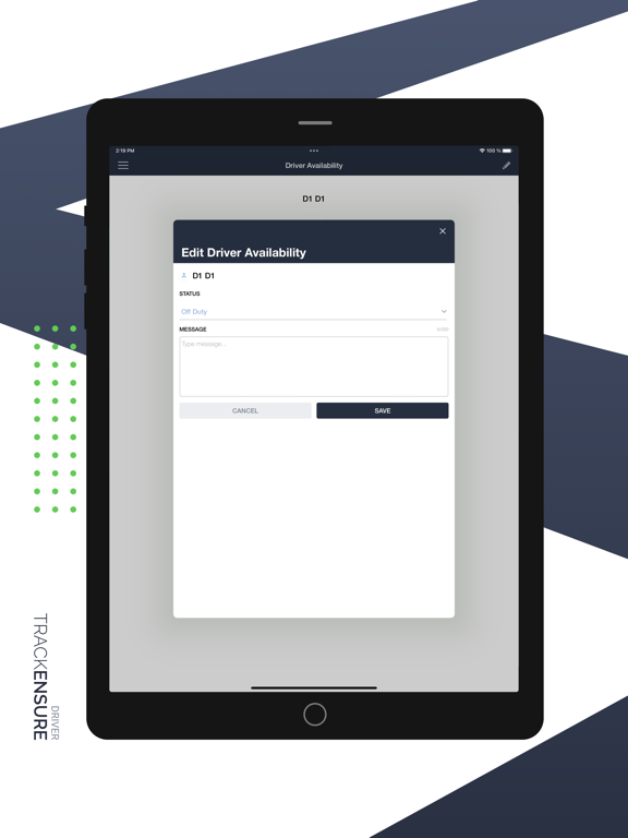 Screenshot #6 pour TrackEnsure Driver