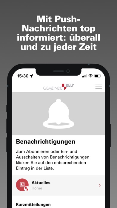 Gemeinde Belp Screenshot