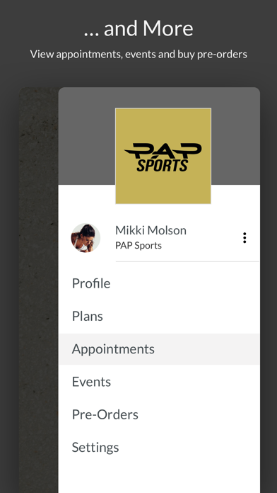 PAP Sports Screenshot