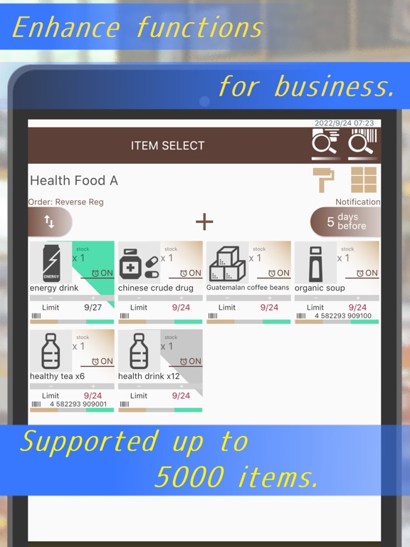 Screenshot #5 pour ItemKeeper for Biz