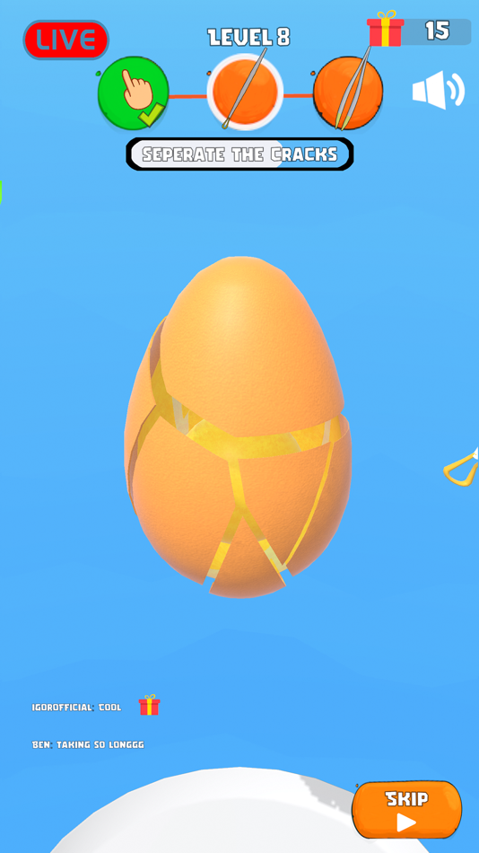 #5. Egg Peeling (iOS) 由: Synthify Inc