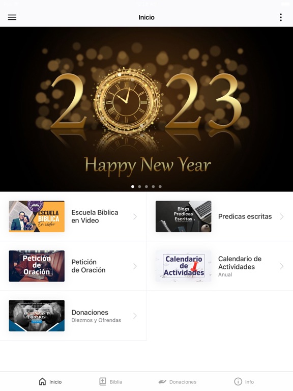 Iglesia Ven Señor Jesús iPad screenshot 1 - Education app