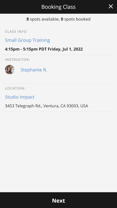 Screenshot 4 of Studio Impact App