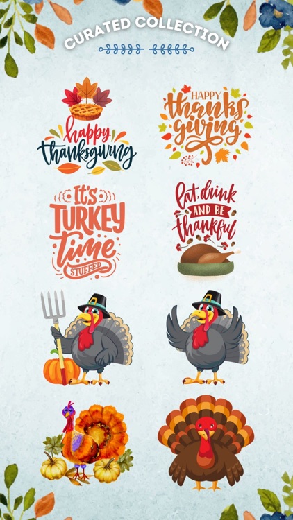 100+ Thanksgiving Day Stickers