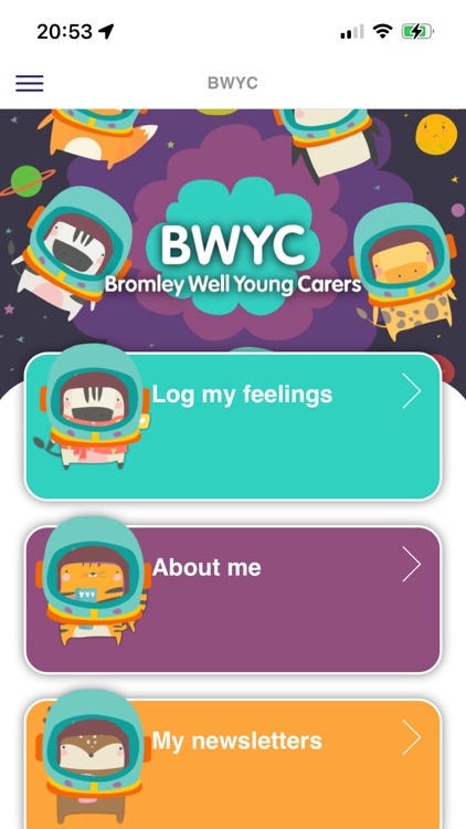 Bromley Well Young Carers App