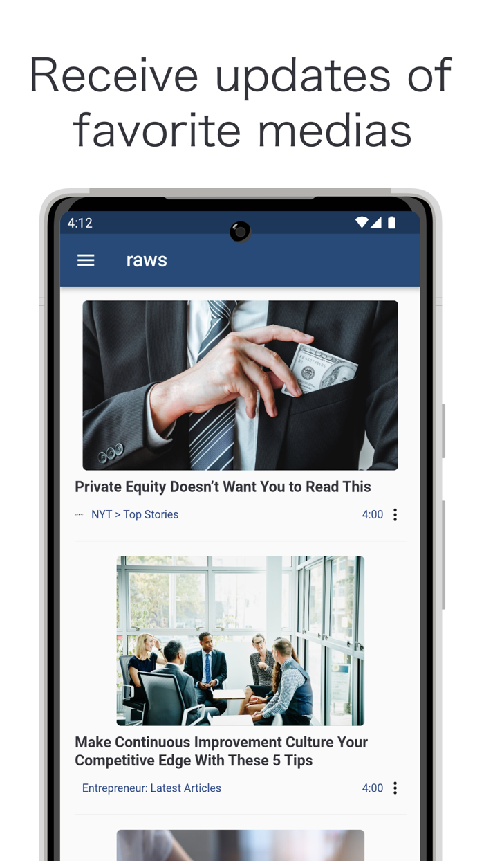 raws - RSS News Reader
