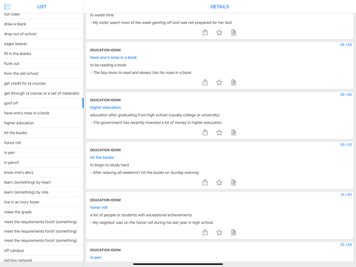 Education idioms in English