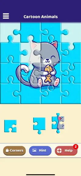 Game screenshot Cartoon Animals Puzzle apk