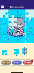 Cartoon Animals Puzzle screenshot #2 for iPhone