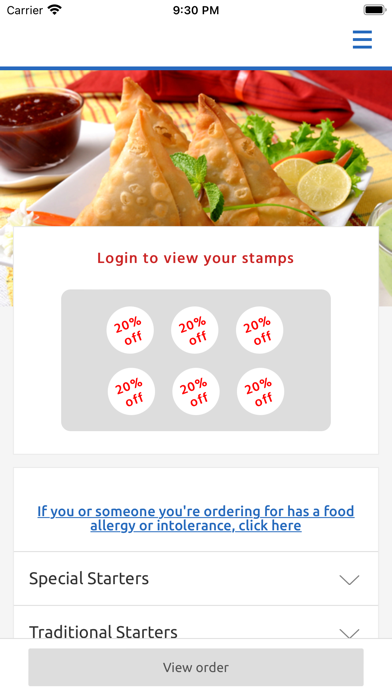 Indali Kitchen, Bolton Screenshot