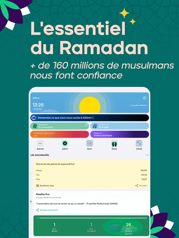 Screenshot #4 pour Muslim Pro: Coran Athan Salat