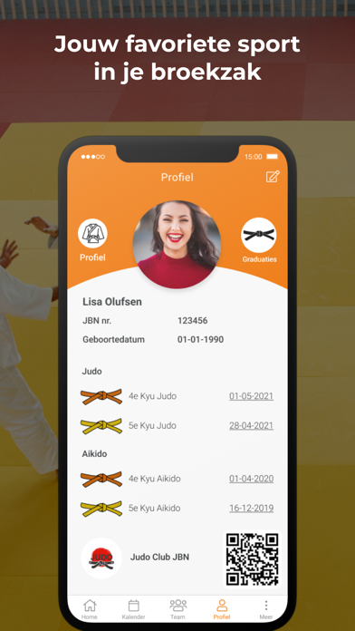 Judo Bond Nederland Screenshot