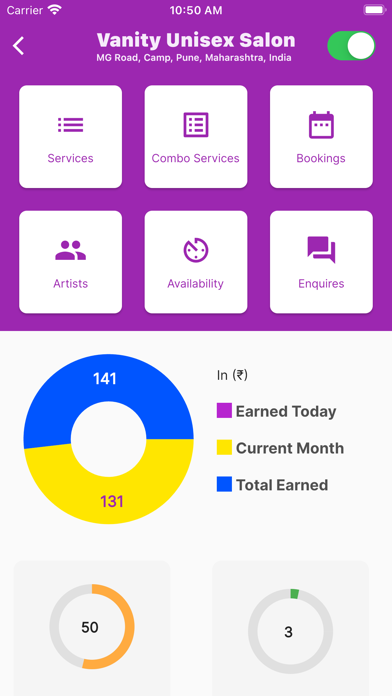 Makeupcentral Vendor Screenshot