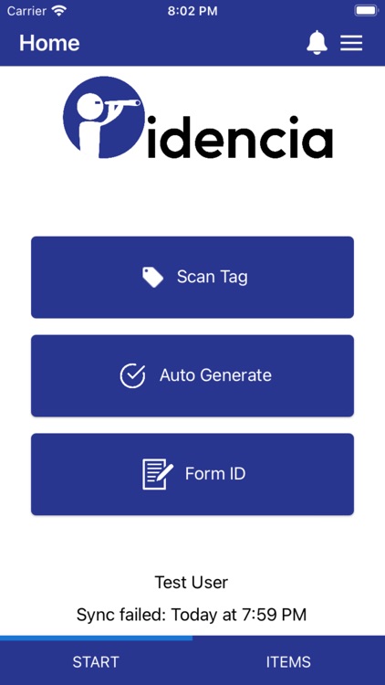 Idencia (zebra scanner only)