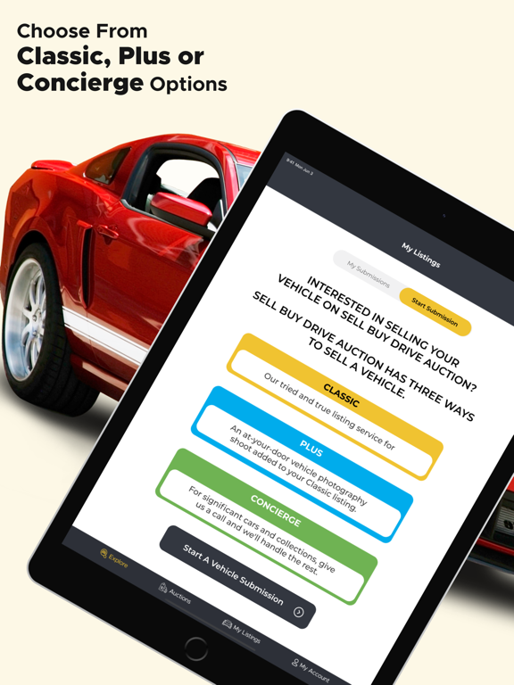 Sell Buy Drive iPad screenshot 2 - Business app