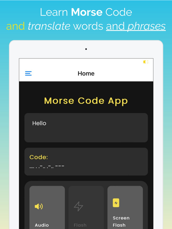 Morse Code Translator App