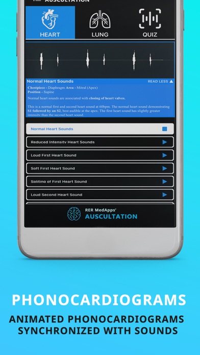 Auscultation - Heart Sounds Screenshot