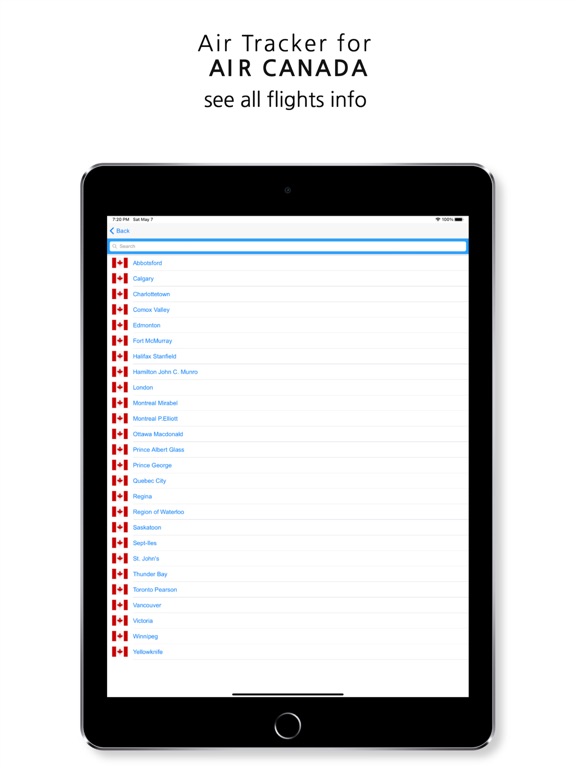 Screenshot #5 pour ACA: Air Canada Flight Radar