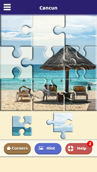 Cancun Love Puzzle Screenshot