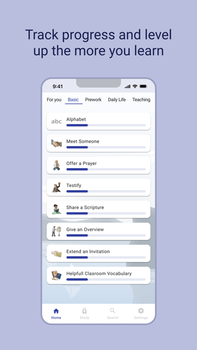 TALL Embark-Language Learning Screenshot
