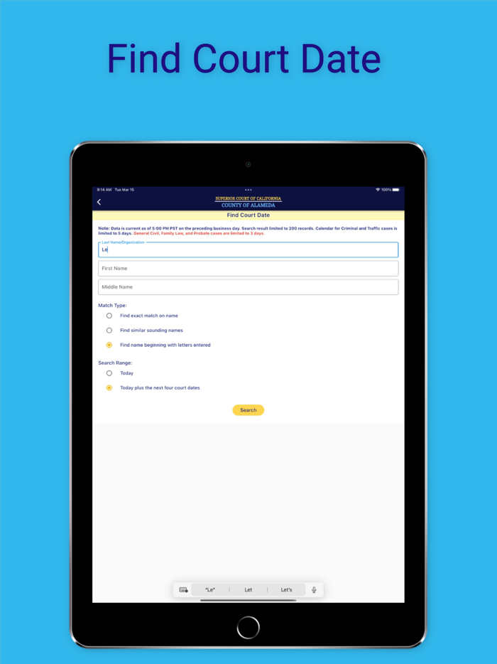 Alameda Superior Court