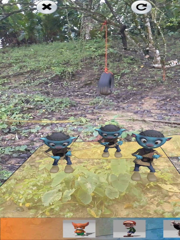 Augmented reality 3D Dancing