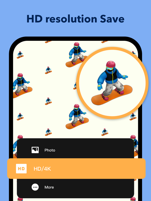 Emoji Wallpapers Maker iPad screenshot
