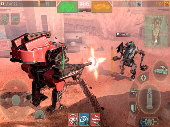 Screenshot #5 pour WWR - Jeux De Guerre Robo PVP