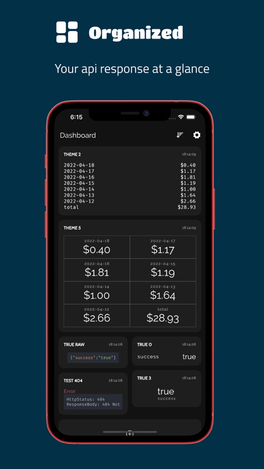 #1. JSON Dashboard (iOS) Podle: Chiu Fu Ngan