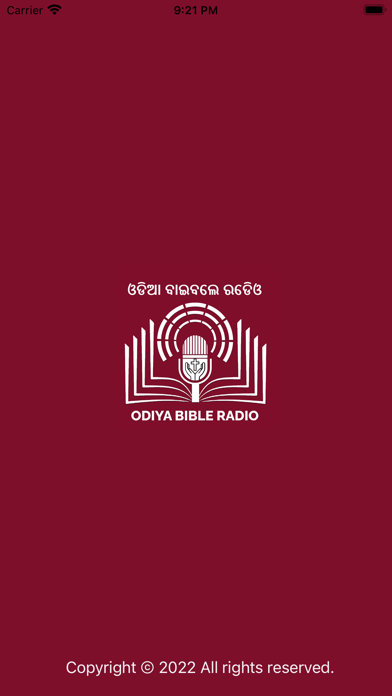 Odiya Bible Radio Screenshot