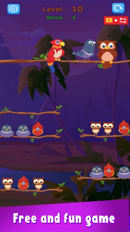 Baby bird sort : color puzzle screenshot-3