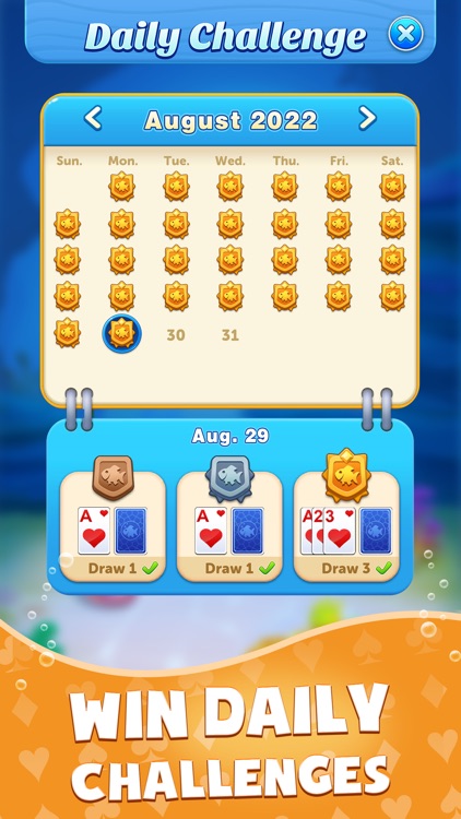 Solitaire: Fish Aquarium screenshot-4