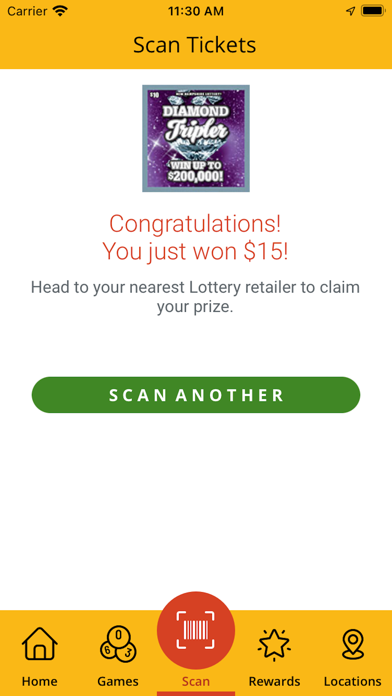 NH Lottery Screenshot