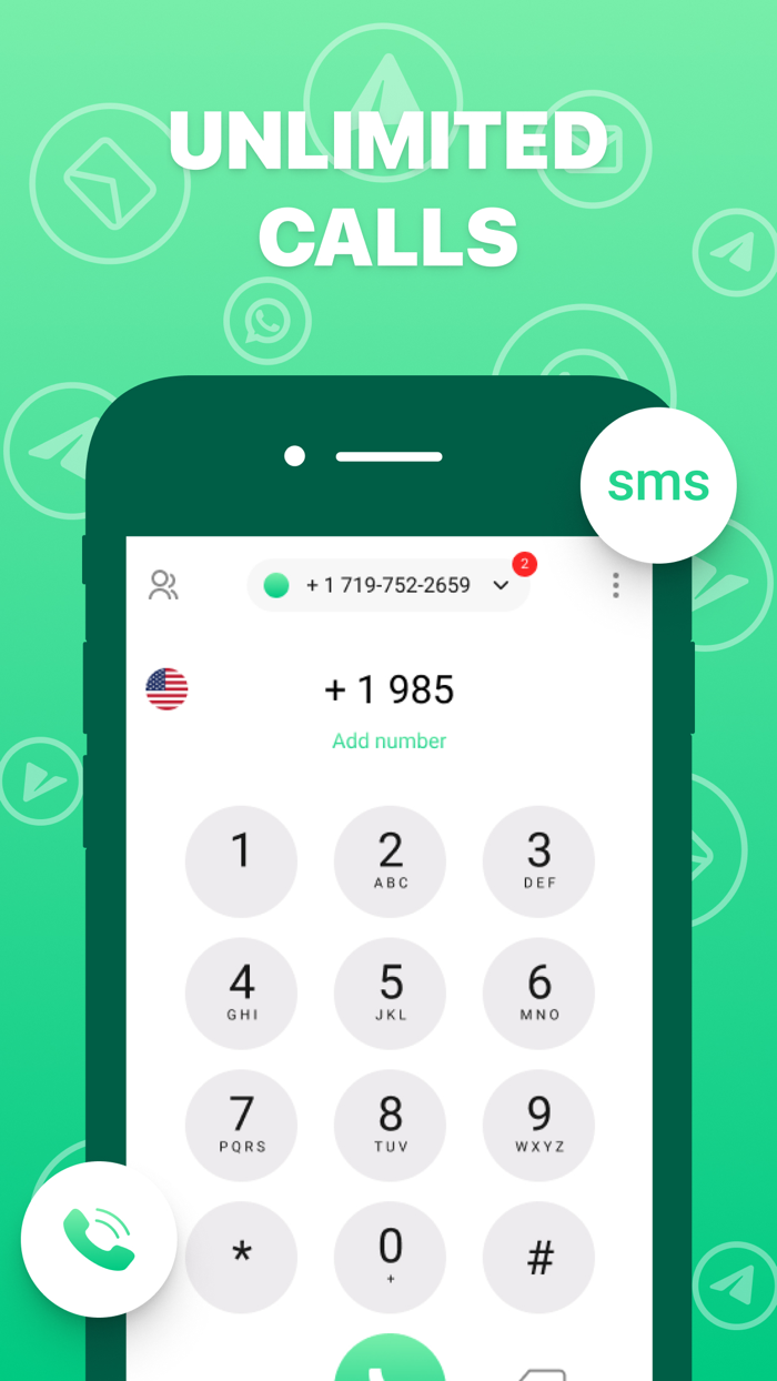 Second Phone Number  Numnow