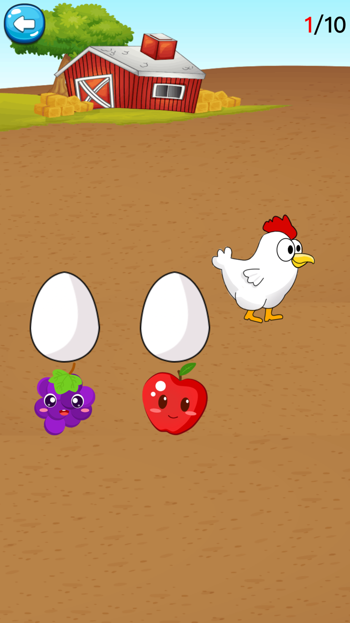 Puzzle Game-Learn food