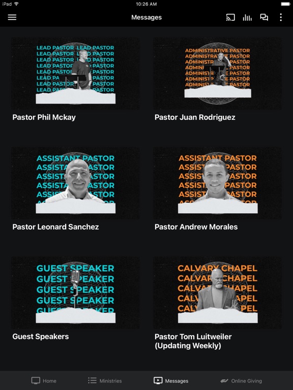 Calvary Chapel Reno Sparks iPad screenshot 3 - Education app