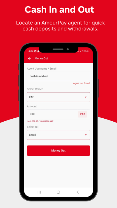 AmourPay Agent Screenshot